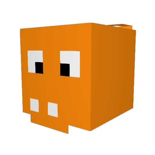 InfiniteZer0s Minecraft avatar head, 3D render
