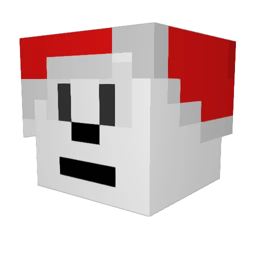 Infinite_Legacy Minecraft avatar head, 3D render
