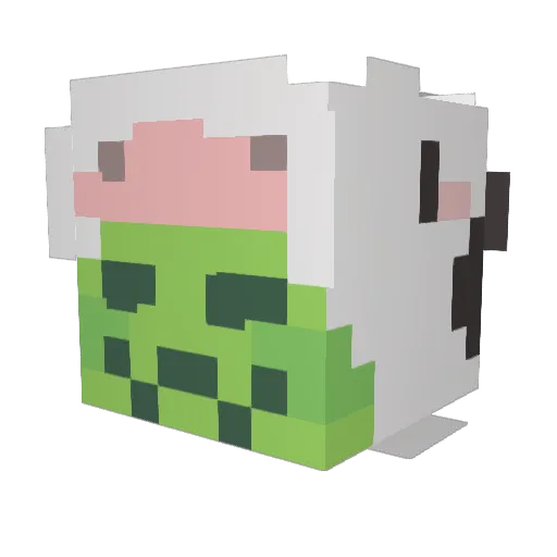 Infinitebliss69 Minecraft avatar head, 3D render