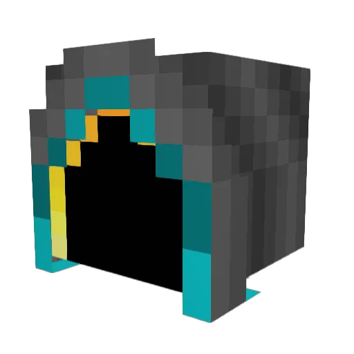 Infinitepoke Minecraft avatar head, 3D render