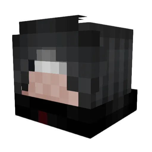 Infinitesquire Minecraft avatar head, 3D render