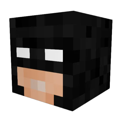 Infinity2122 Minecraft avatar head, 3D render
