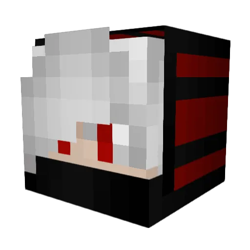 InfinityBoy_29 Minecraft avatar head, 3D render