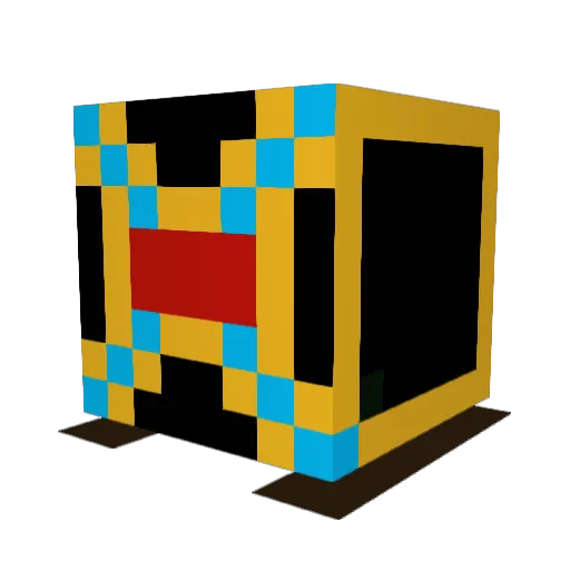 InfinityW01f Minecraft avatar head, 3D render