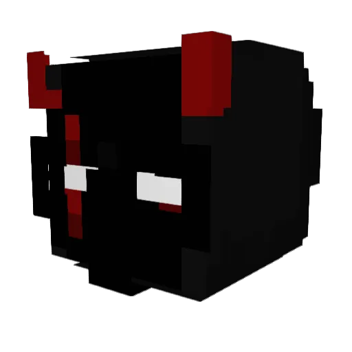 Infinity_A44 Minecraft avatar head, 3D render