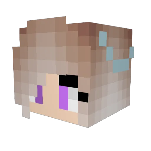 Infinity_Alt32 Minecraft avatar head, 3D render