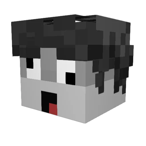 Infinity_Eddy Minecraft avatar head, 3D render