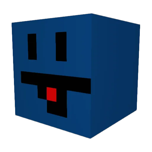 Infinity_Jack Minecraft avatar head, 3D render