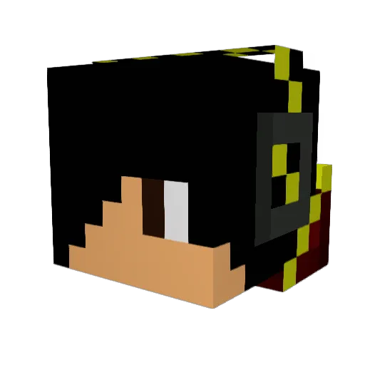 Infinitykill Minecraft avatar head, 3D render