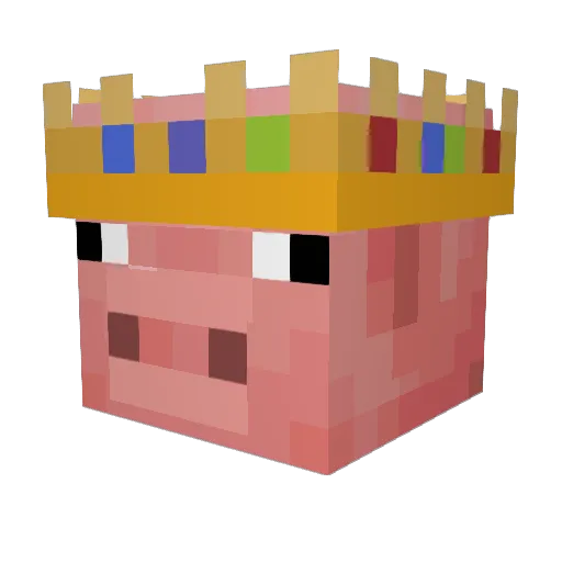 Infinitymine111 Minecraft avatar head, 3D render