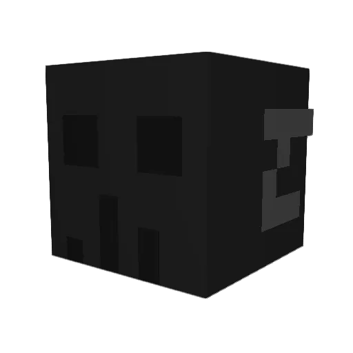 Info Minecraft avatar head, 3D render