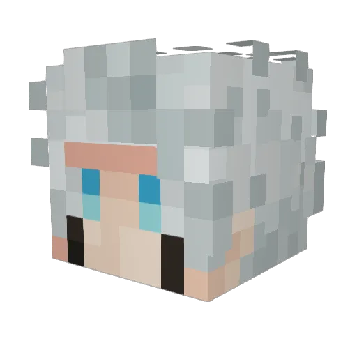 Informal_86 Minecraft avatar head, 3D render