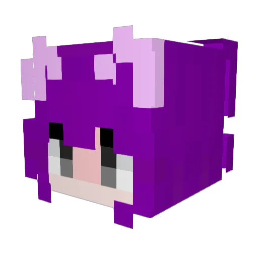 Inforr Minecraft avatar head, 3D render