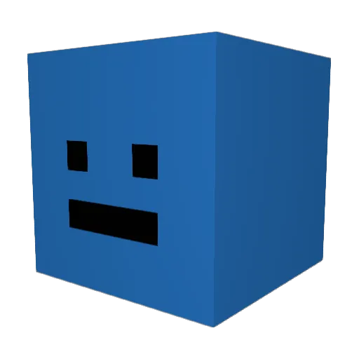 Infospy12 Minecraft avatar head, 3D render