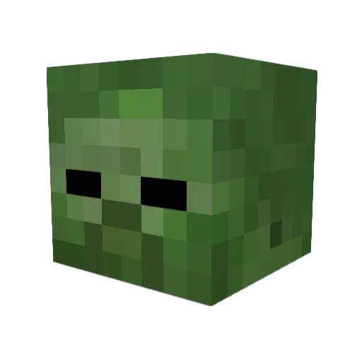 Infrasonik Minecraft avatar head, 3D render