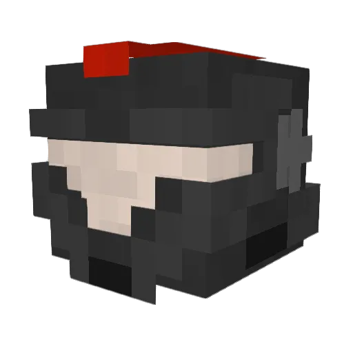 InfretISoul Minecraft avatar head, 3D render