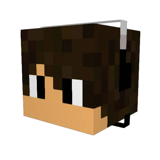 Infreyes Minecraft avatar head, 3D render