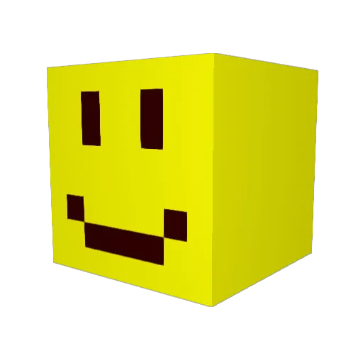 Infuse_ Minecraft avatar head, 3D render