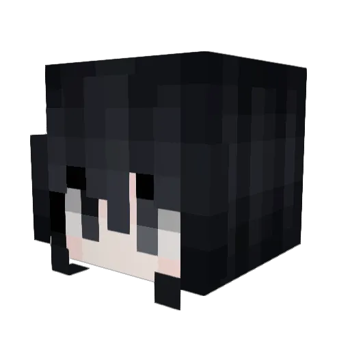 Ing_Bi Minecraft avatar head, 3D render