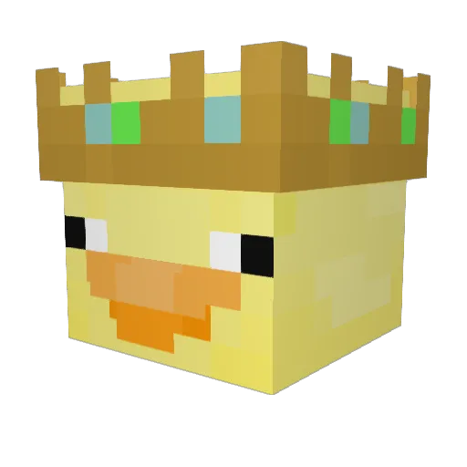 Ingeborg007 Minecraft avatar head, 3D render