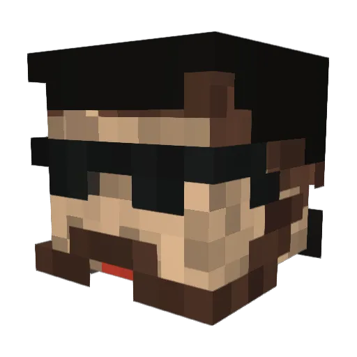 Ingo_kj Minecraft avatar head, 3D render
