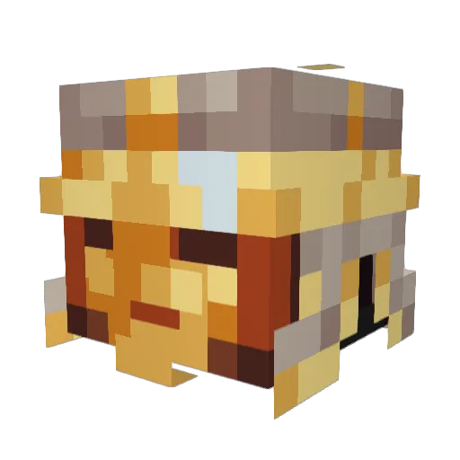 Ingoss Minecraft avatar head, 3D render