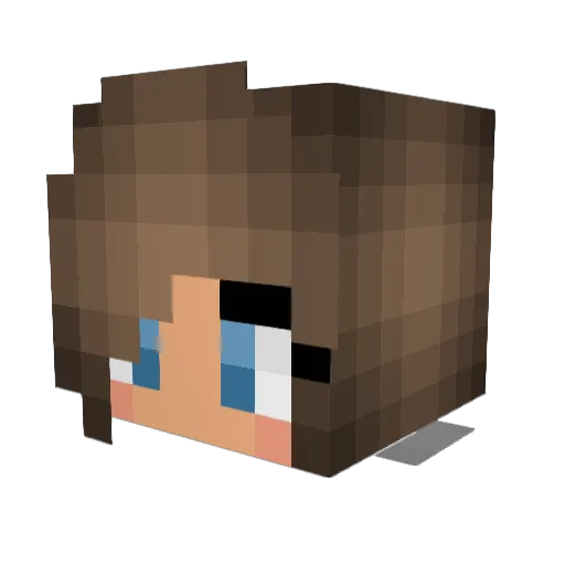 Ingrid317 Minecraft avatar head, 3D render