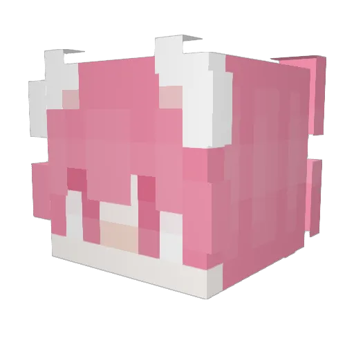 IngridDa Minecraft avatar head, 3D render