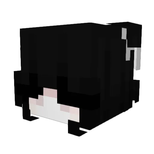Ingriidzy Minecraft avatar head, 3D render