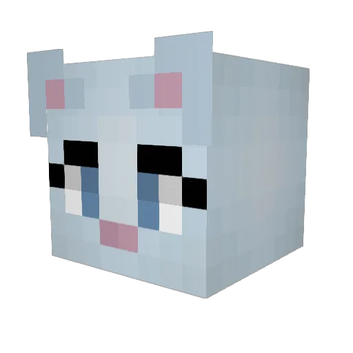 Ingurido Minecraft avatar head, 3D render