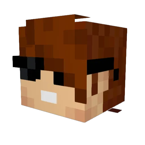 Ingvildpus_94 Minecraft avatar head, 3D render