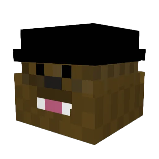 Inhale_my_farts Minecraft avatar head, 3D render