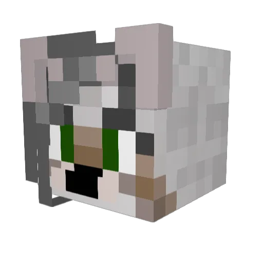 InkDemon4214 Minecraft avatar head, 3D render