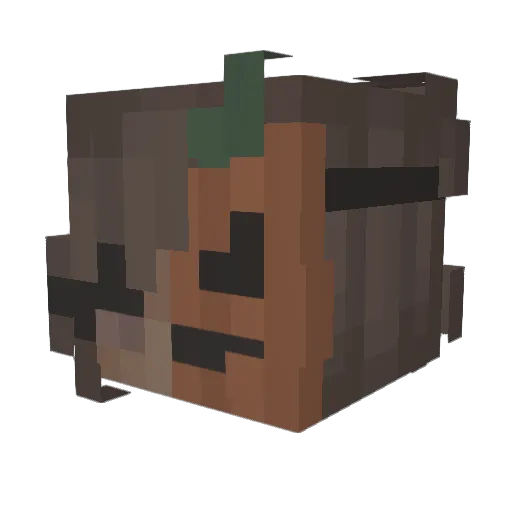 InkExpress Minecraft avatar head, 3D render