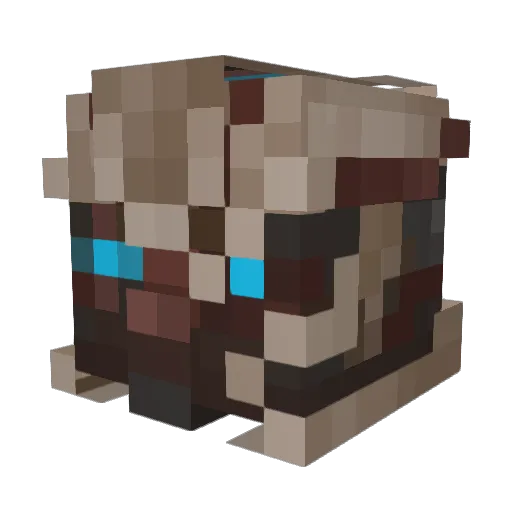 InkPabird_NP4D Minecraft avatar head, 3D render