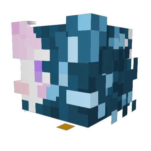 Ink_Robert Minecraft avatar head, 3D render