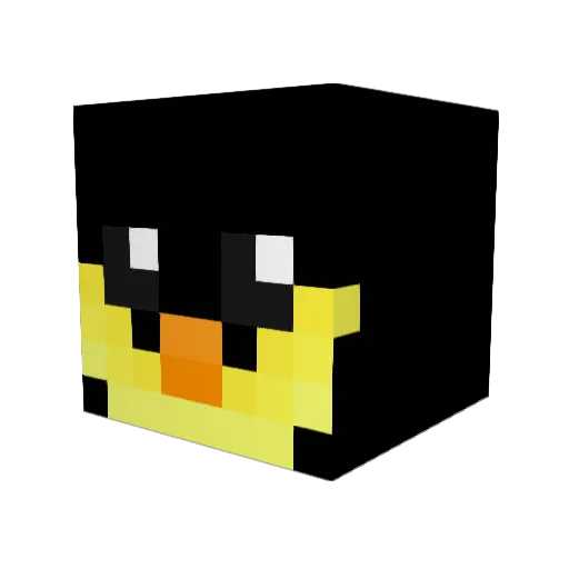 Inka_PI Minecraft avatar head, 3D render