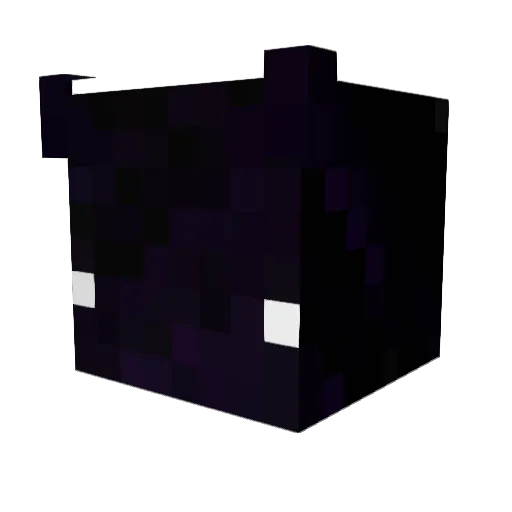 Inkberries Minecraft avatar head, 3D render
