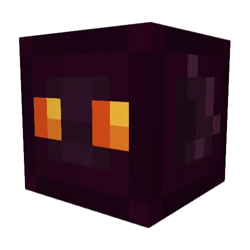 Inkbreeze Minecraft avatar head, 3D render