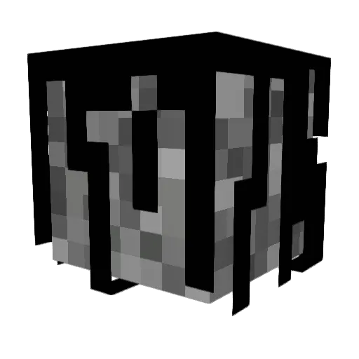 Inkmin Minecraft avatar head, 3D render