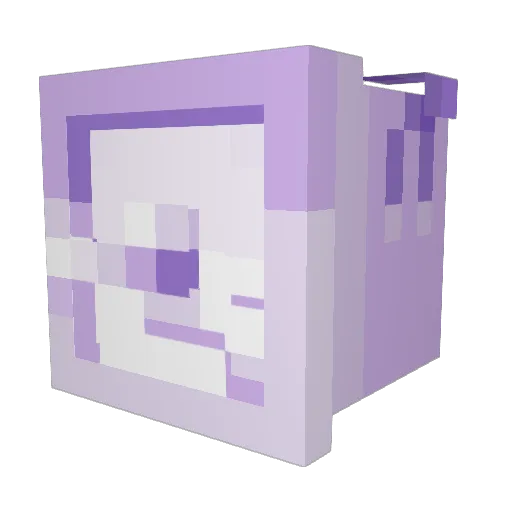 InkuSama Minecraft avatar head, 3D render