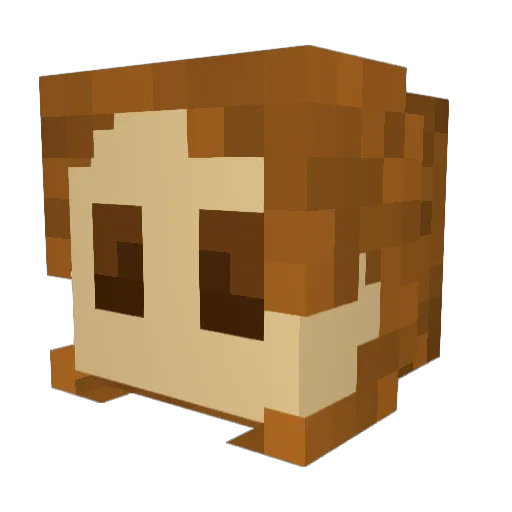 InkyBoo1 Minecraft avatar head, 3D render