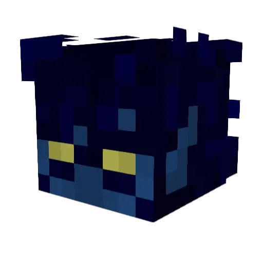 InkyPaws0 Minecraft avatar head, 3D render