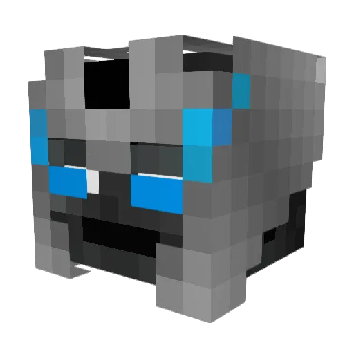 InkyPlayes Minecraft avatar head, 3D render