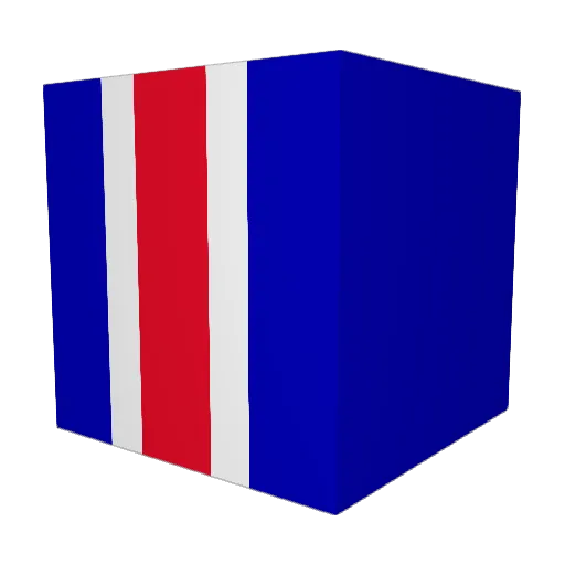 Inlinetom Minecraft avatar head, 3D render