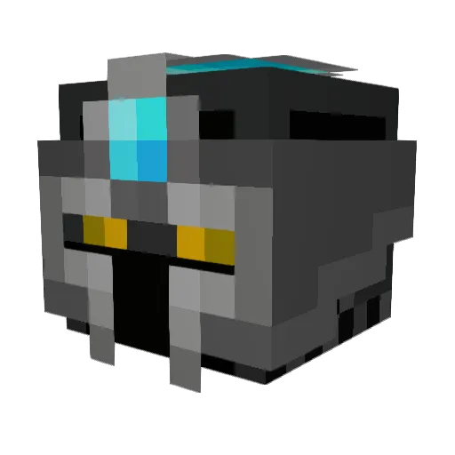 Inmate73 Minecraft avatar head, 3D render
