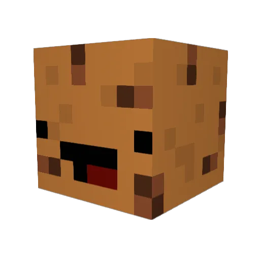 InnocentCookie Minecraft avatar head, 3D render