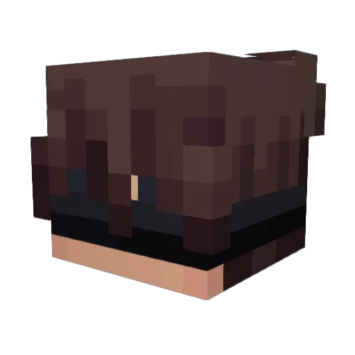 Innocent_Zero_ Minecraft avatar head, 3D render