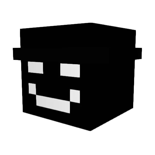 Innota Minecraft avatar head, 3D render