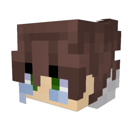 Innovaattori Minecraft avatar head, 3D render